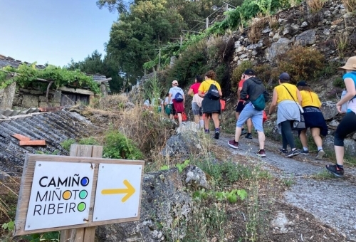 A Estrada receives 500 pilgrims who travel the Camiño Miñoto Ribeiro