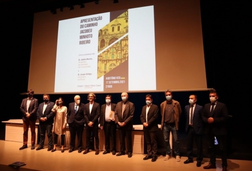 Presentación del Camiño Minhoto Ribeiro en la ciudad de Braga